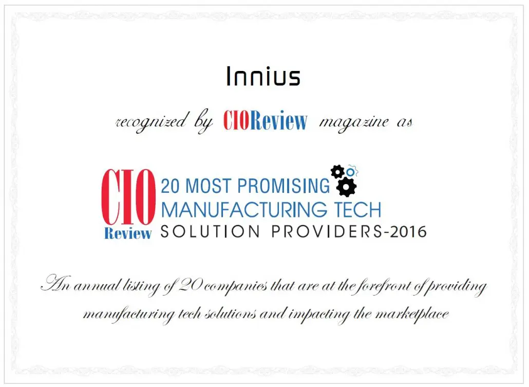 CIO review certificate