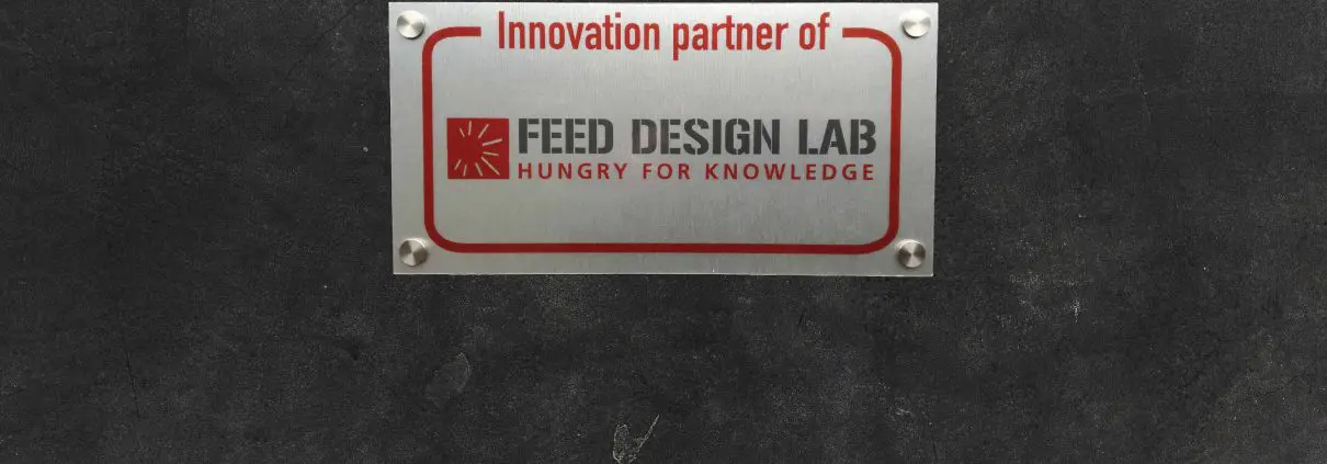 Feed Design Lab Innovation Partner sign