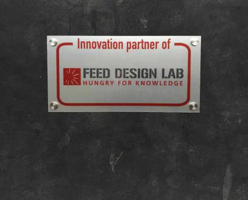 Feed Design Lab Innovation Partner sign