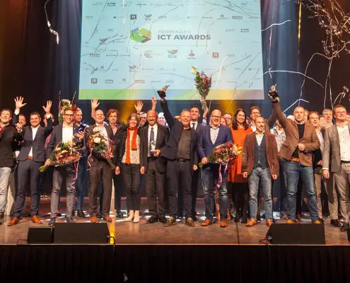 Genomineerden en winnaars sprekers sponsoren van de Food Valley ICT Awards 2019