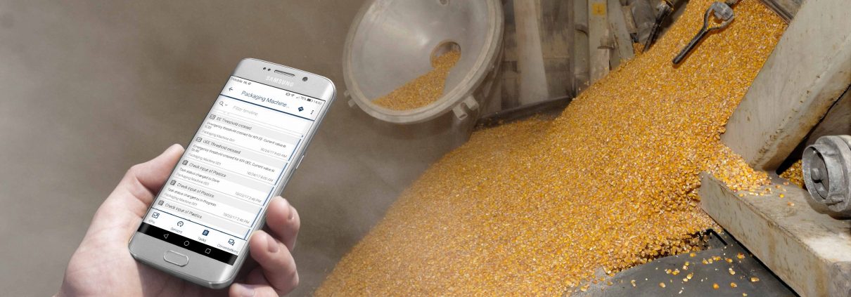 innius used on Android device in Feed factory