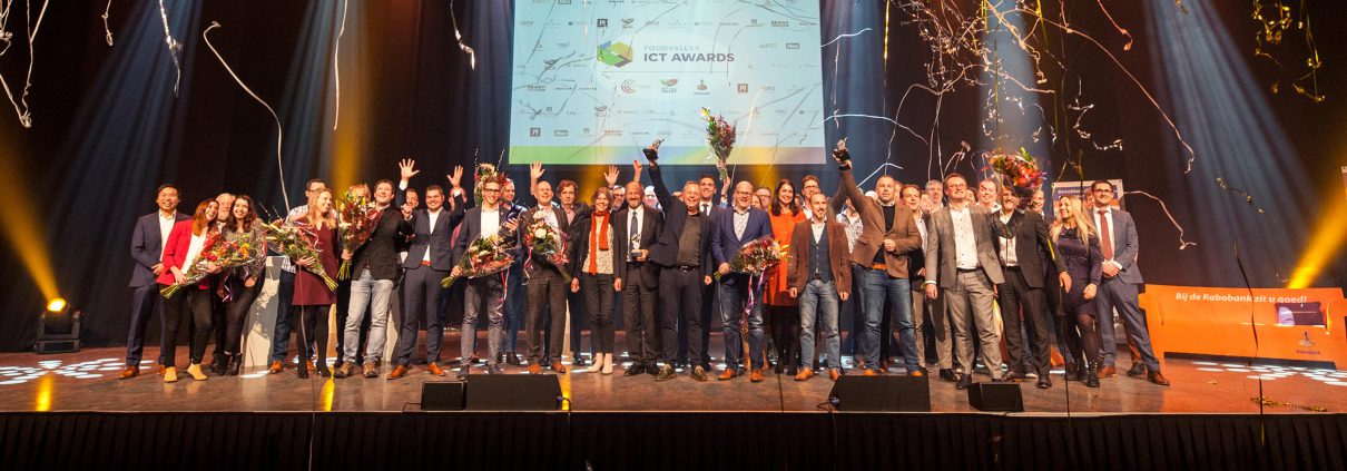Genomineerden en winnaars sprekers sponsoren van de Food Valley ICT Awards 2019