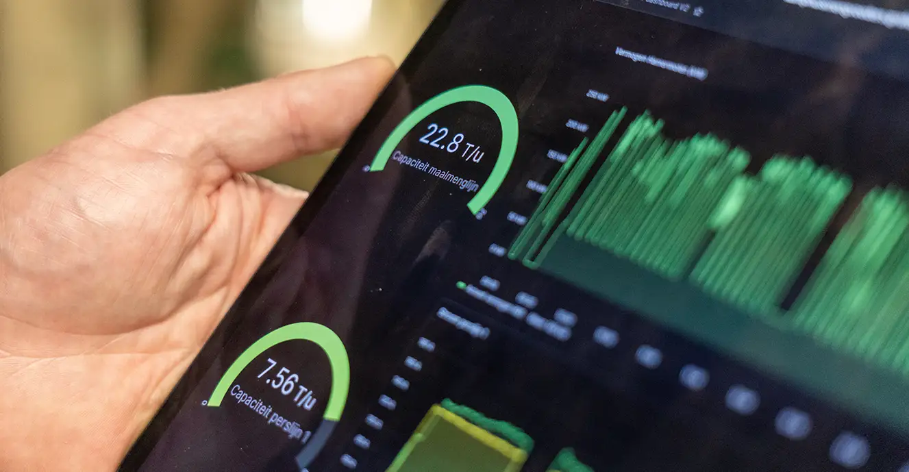 innius dashboards being used at Kamphuis Mengvoeders